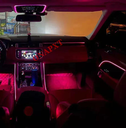 For Range Rover Vogue Sport 2013-2022 Decorative Ambient Light Speaker Cover Car Dashboard Door Atmosphere Lamp Led Strip
