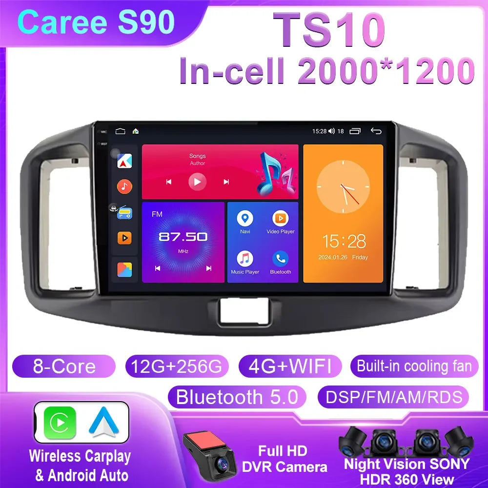 Autoraido For Daihatsu Mira 2013 - 2017 Car Radio Multimedia Video Player Navigation GPS Android 14 Stereo 4G No 2din 2 din dvd