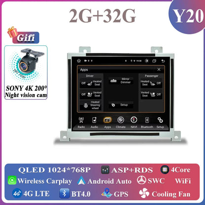 8.4 inch Android Car Stereo Radio For Dodge Charger Challenger 2015-2019 Replacement Wireless Carplay and Android Auto Headunit
