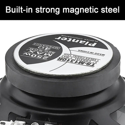 1 Piece 5 Inch  250W Car HiFi Coaxial Speaker Vehicle Door Auto Audio Music Stereo Full Range Frequency Speakers