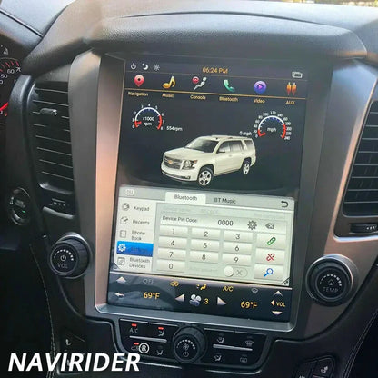 12.1" Tesla Android Screen Radio 2din For Chevrolet Tahoe Suburban GMC Yukon 2015 - 2020 GPS Carplay Car Multimedia Video Player