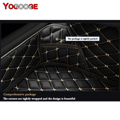 YOGOOGE Custom Car Floor Mats For Infiniti G G25 G35 G37 Auto Carpets Foot Coche Accessorie
