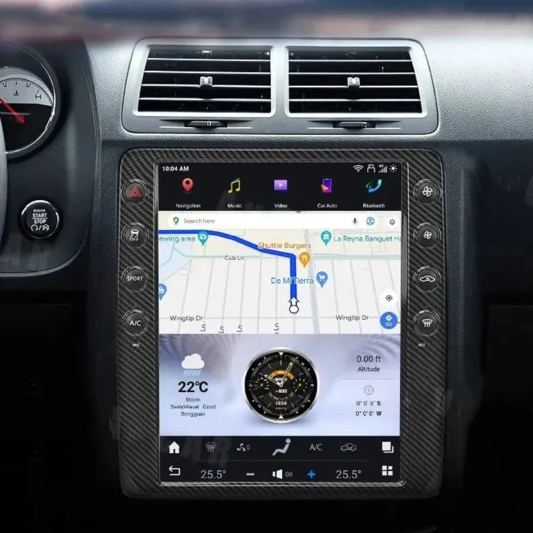 Android 13 For Dodge Challenger 2009-2013 Car GPS Player Radio Navigation Multimedia Stereo Head Unit HD Screen Qualcomm Carplay