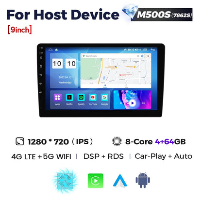 Navifly 7862S Android All In One Universal 9" 10" Car Radio Multimedia Video Player GPS Stereo For Volkswagen Nissan Hyundai Kia