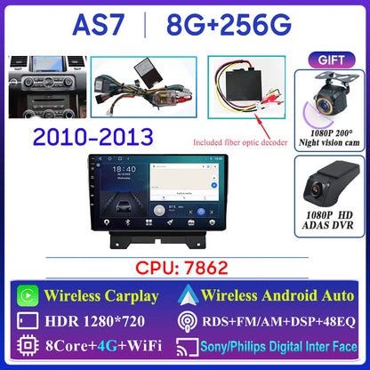 Car Radio Carplay For Land Rover Range Sport 2005 2006 2007 2008 2009  Multimedia Player GPS Navigation Android Auto 5G Wifi