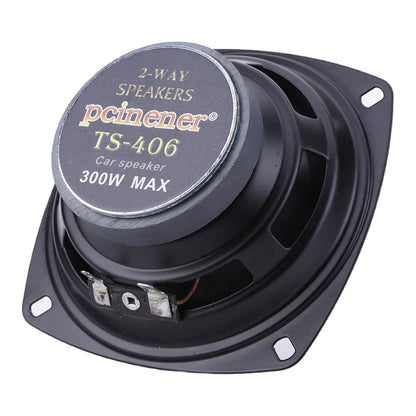 4/5/6 Inch HiFi Coaxial Subwoofer 12V 2 Way Vehicle Audio Music Stereo Subwoofer 300W/400W/500W Full Range Frequency Auto Audio