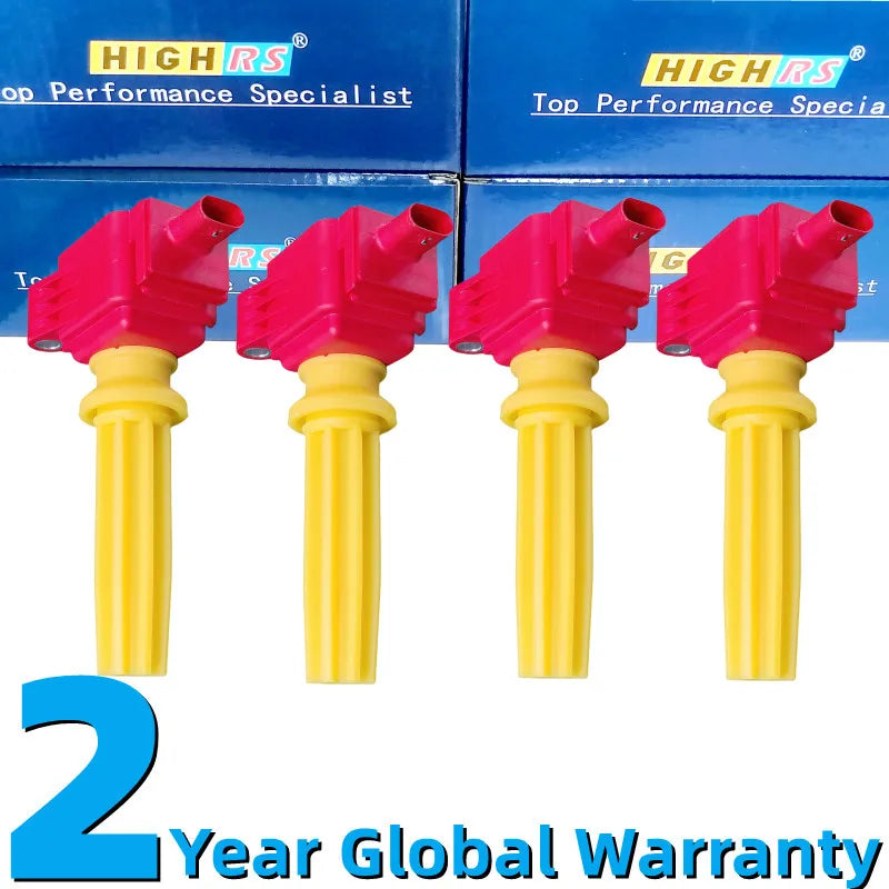 4PCS HIGH PERFORMANCE IGNITION COIL FOR UF670 32255012 JDE30294 FOR LINCOLN MKC MKZ MKT MKX CONTINENTAL 2.0T 2.3T L4
