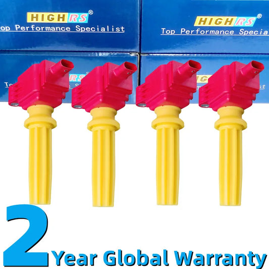4PCS HIGH PERFORMANCE IGNITION COIL FOR UF670 32255012 JDE30294 FOR LINCOLN MKC MKZ MKT MKX CONTINENTAL 2.0T 2.3T L4