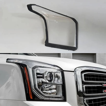 Car Headlight Cover Auto Headlamp Lampshade Lampcover Head Lamp Light Lens Shell For GMC YUKON 2015 2016 2017 2018 2019 2020