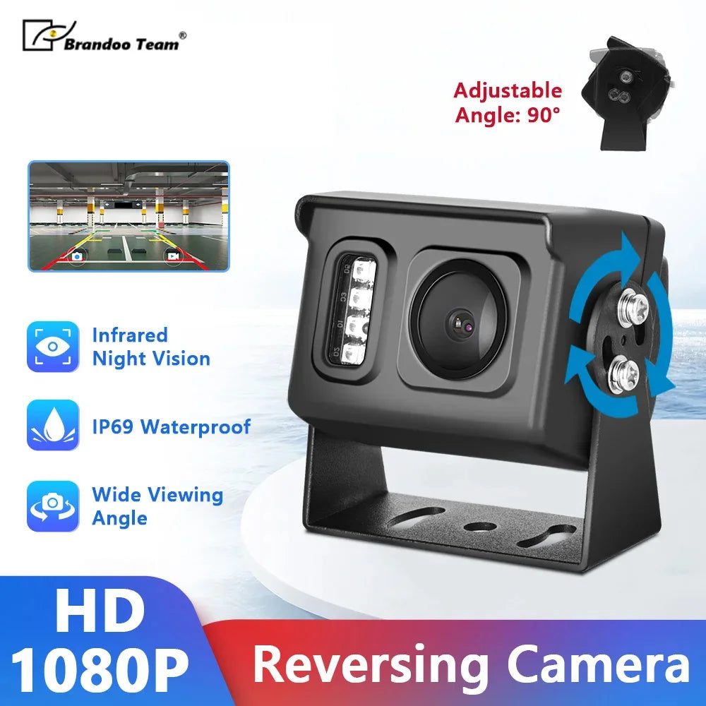 140 Degree Wide View Car Bus Truck Vans Heavy Vehicles Camera 2MP AHD Waterproof