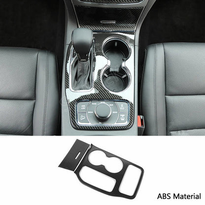 SHINEKA Carbon Fiber Grain Interior Decoration Cover for Jeep Grand Cherokee 2011 2012 2013 2014 2015 2016 2017 2018 2019 2020
