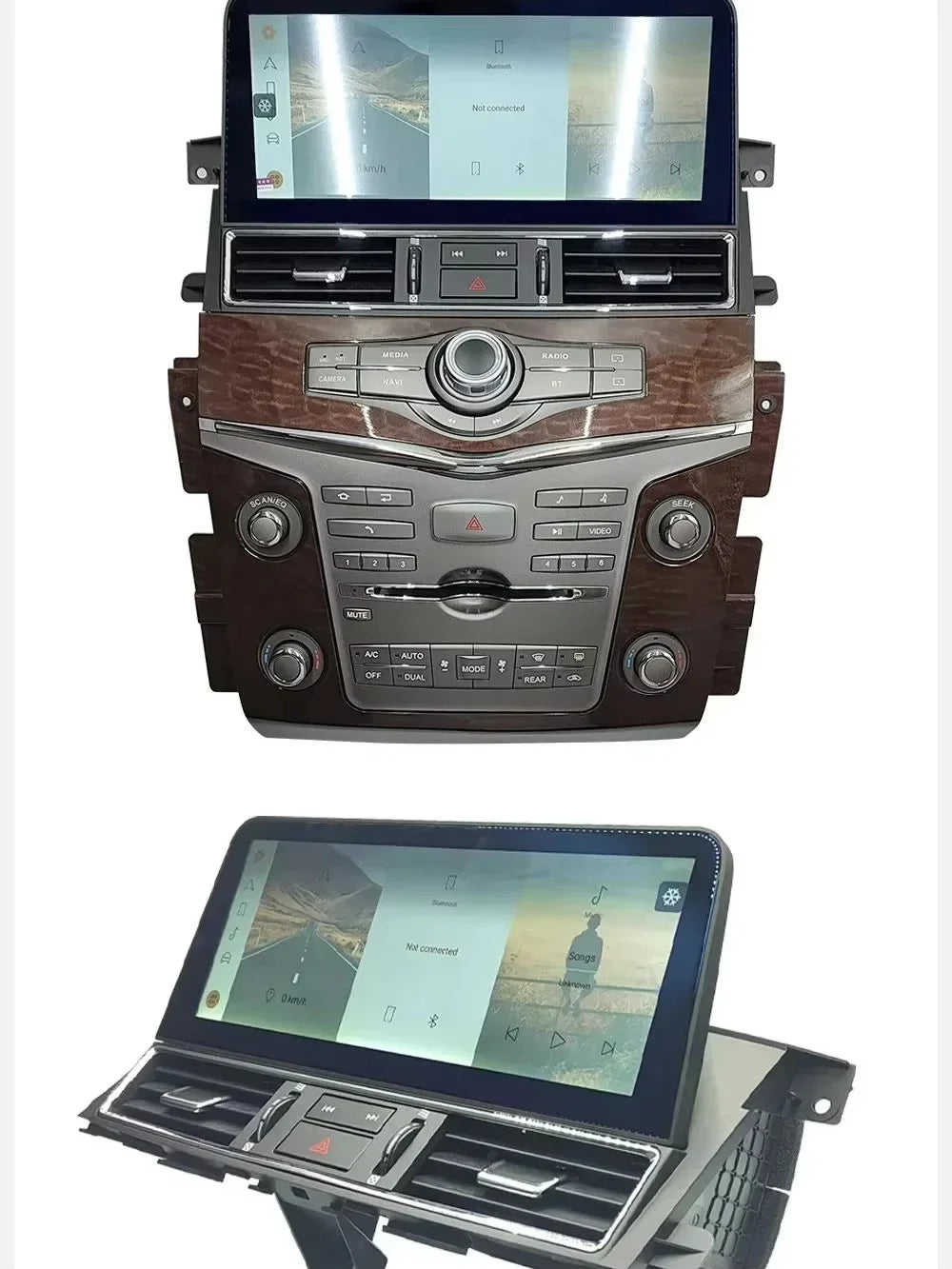 NEW Carplay 12.3″ Android 14 Car Radio For Nissan Patrol Y61 Y62 Infiniti QX80 QX56 2010-2020 Touch Stereo Screen GPS Navigation