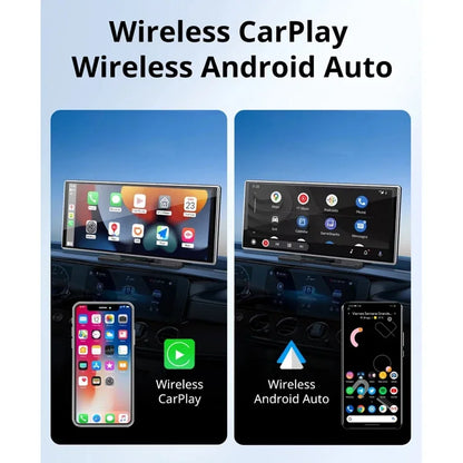 Truck 12-24V 11.26" Reversing Image Universal Dash Recorder Wireless Carplay BT Multimedia Player