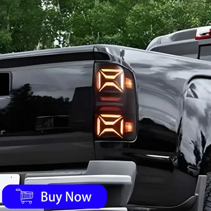 LED Car Taillights Assembly For GMC Sierra 2014-2018 Upgrade Highlight Flashing Signal Light Plug and Play Tools Accessories
