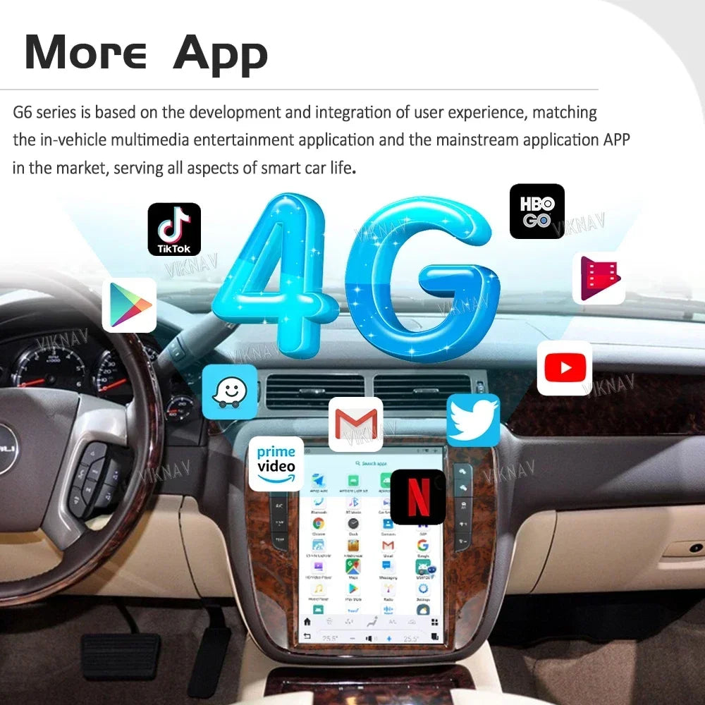 Android 12 Car Radio 13 Inch For GMC YUKON/Silverado Tahoe Suburban 2007-2014 GPS Navigation Carplay Multimedia Player Head Unit