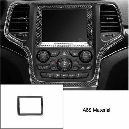 SHINEKA Carbon Fiber Grain Interior Decoration Cover for Jeep Grand Cherokee 2011 2012 2013 2014 2015 2016 2017 2018 2019 2020