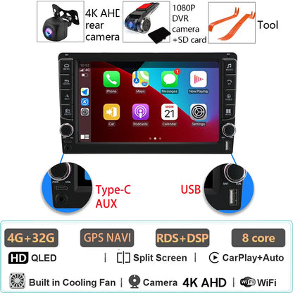 Car Radio Android 14 For Ford Fiesta Mk 6 2009 - 2018 Mirror Link AutoMotive Smart Car Systems GPS Navigation Bluetooth 8 Core