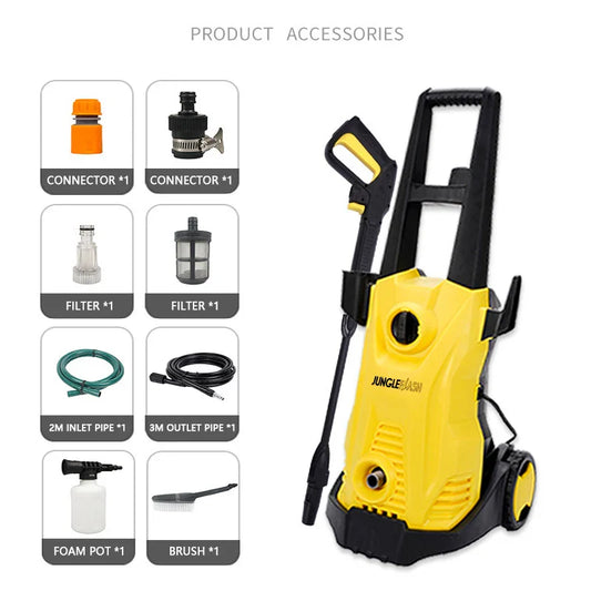 JUNGLEFLASH High Pressure Cleaner Washers Car Washers Garden Washing Cleaning Tools For Karcher Water Gun Garden Watering Gun power tools