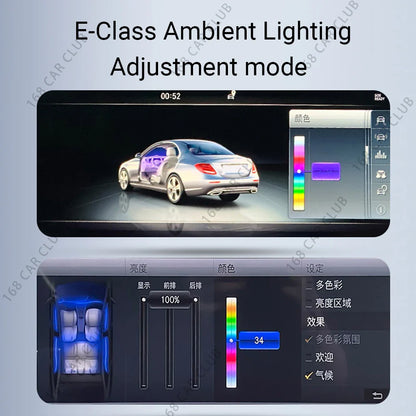 LED Air Vents 3D/4D Rotate Tweeter Speaker For Mercedes Benz W213 W238 E53 E63 E-Coupe Car 64 Colours Lnterior Decorative Lights