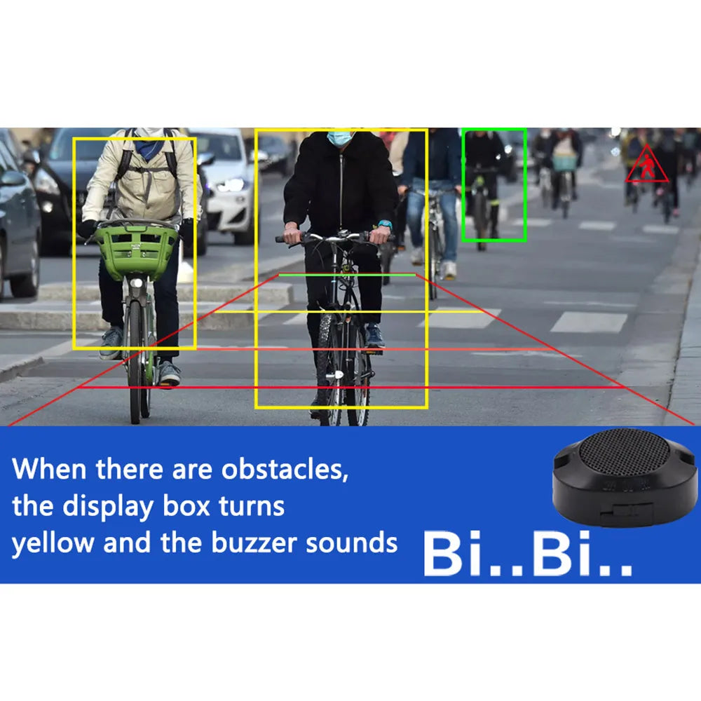 SMARTOUR 180 degrees AI Intelligent obstacle recognition reverse assistance blind spot monitoring AHD 1080P with buzzer reminder
