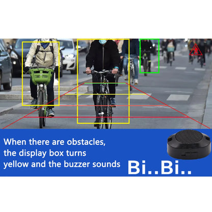 SMARTOUR 180 degrees AI Intelligent obstacle recognition reverse assistance blind spot monitoring AHD 1080P with buzzer reminder