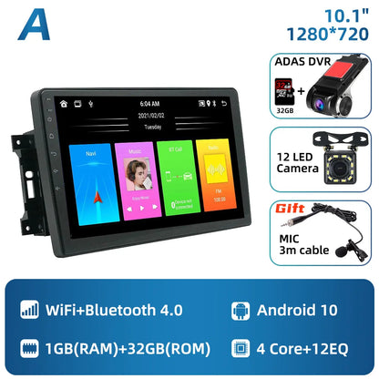 For Dodge Dakota 2009 - 2011 2 Din Android Car Radio Navigation WIFI FM GPS Multimedia Player Autoradio Head Unit Audio Stereo