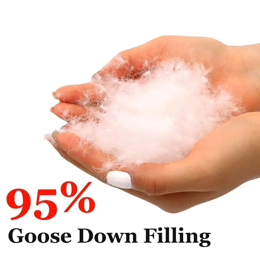 White Goose Down Sleeping Bag for Tourism Hiking Camping Emergency Sleeping Bag Trekking Supplies Sleeping Bag Nature Hike