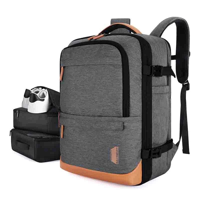 BAGSMART Suitcase Travel Backpack for Easyjet Cabin Bag 45x36x20 Men's Backpacks Expendable Waterproof 17‘’ Laptop backpack