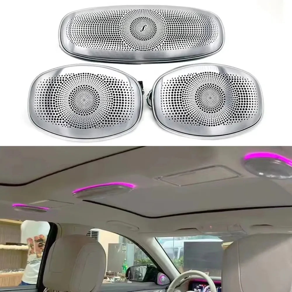 High Quality Ambient Light Car Roof Speakers Cover 64 Colors for Mercedes-Benz GLS X167 E-CLASS W213 New Condition