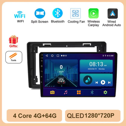 Car radio Android Auto Wireless Carplay For Citroen C2 C3 2001 2002 2003 - 2010 Multimedia Player GPS Navigation 4G Touch Screen