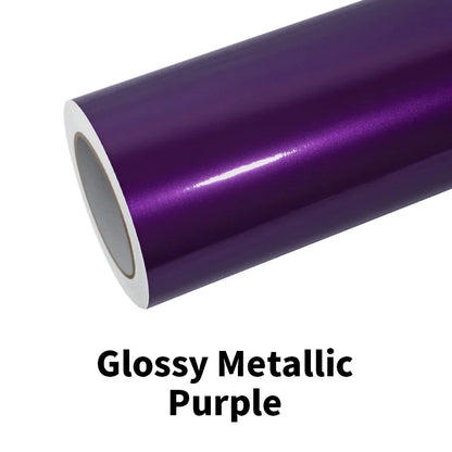 ZHUAIYA Gloss Metallic RED Vinyl Wrap film wrapping film bright 152*18m roll quality Warranty covering film voiture