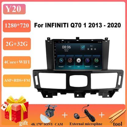 Car Radio Player For Infiniti Q70 1 2013-2020 Android 13 Car Radio Multimedia Video Player Navigation  auto radio car DVD WIFI