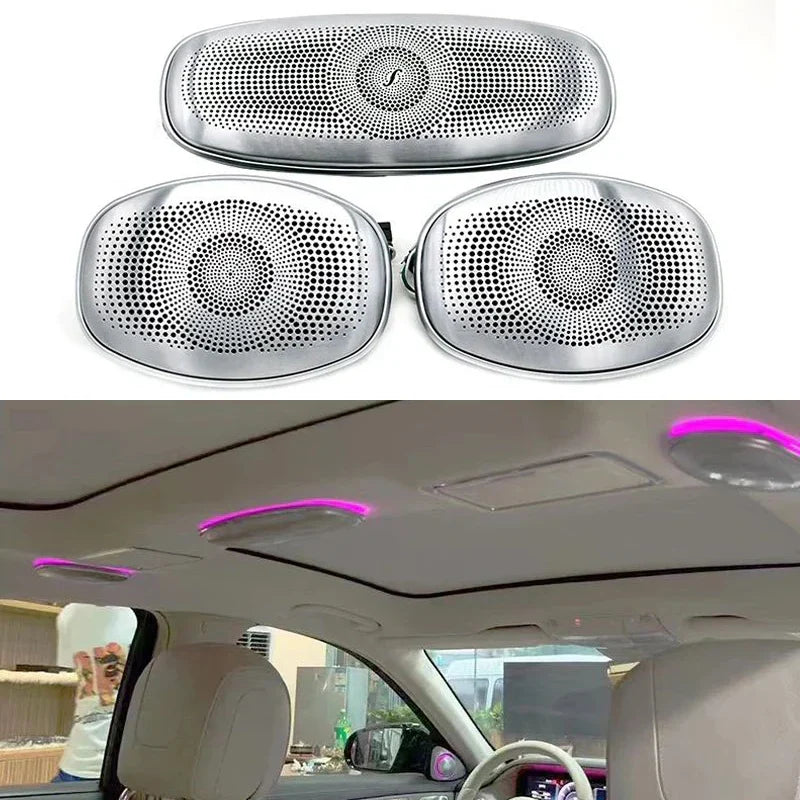 High Quality Ambient Light Car Roof Speakers Cover 64 Colors for Mercedes-Benz GLS X167 E-CLASS W213 New Condition