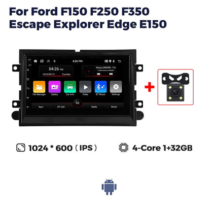 MEKEDE Android 13 2 Din GPS Multimedia Player For Ford 500 F150 Explorer Edge Escape Sport Lincoln Expedition Mustang Car Radio