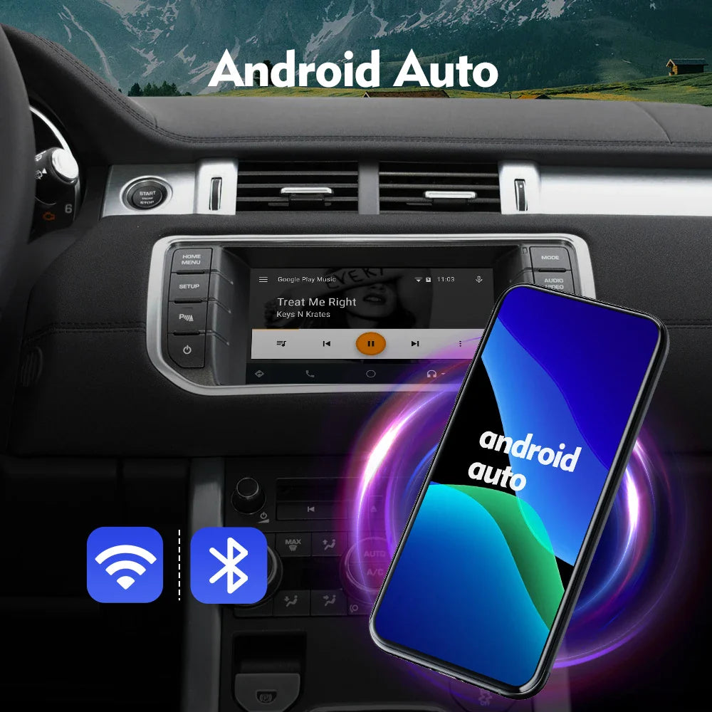 ISUDAR Carplay Module For Land Rover/Range Rover/Evoque/Discovery 4 Jaguar/XE/XF Android Auto Car Play Adapter Box Stereo System