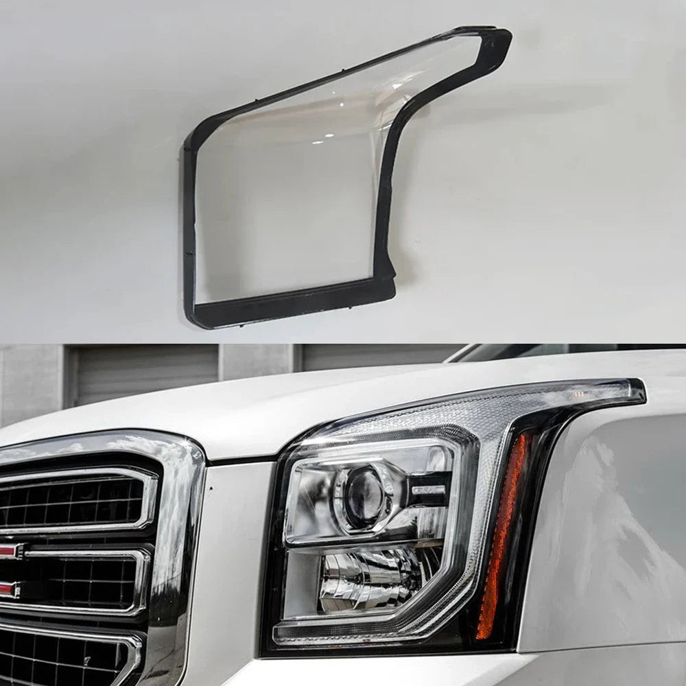Car Headlight Cover Auto Headlamp Lampshade Lampcover Head Lamp Light Lens Shell For GMC YUKON 2015 2016 2017 2018 2019 2020