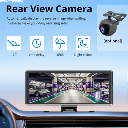 XUDA 11.26 Inch Portable Wireless CarPlay Screen Multimedia Video player Radio FM Compatible with Android Auto and Apple Carplay