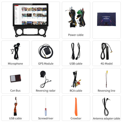 Junsun Wireless CarPlay for Apple Autoradio for Chevy Silverado GMC Sierra 2014-2018 Car Radio Stereo Multimedia Android Auto