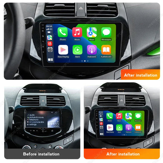 Navifly Android Car Radio For Chevrolet Spark Beat Matiz Creative 2010-2014 Navigation GPS Multimedia Video Player DSP RDS WIFI