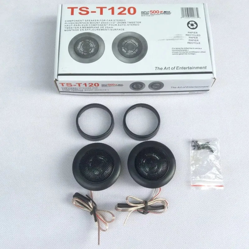 2pcs Car Mini Tweeter Car Speaker Universal High Efficiency Speaker Super Powerful Audio Speaker Sound Car Tweeter