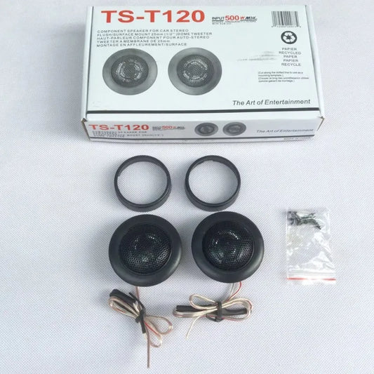2pcs Car Mini Tweeter Car Speaker Universal High Efficiency Speaker Super Powerful Audio Speaker Sound Car Tweeter