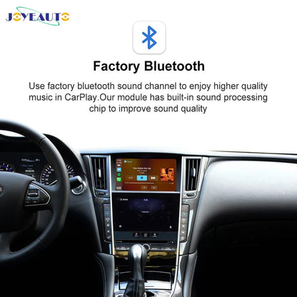 JoyeAuto for Infiniti 2015-2019 Q50 Q60 Q70 Q50L QX50 Wireless Apple CarPlay Android Auto Retrofit Mirror-Link AirPlay  YouTube