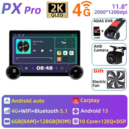 2 Din Android Car Radio for Chrysler Grand Voyager 5 for Dodge Grand Caravan 2008 - 2020 Screen GPS Multimedia Stereo Head Unit