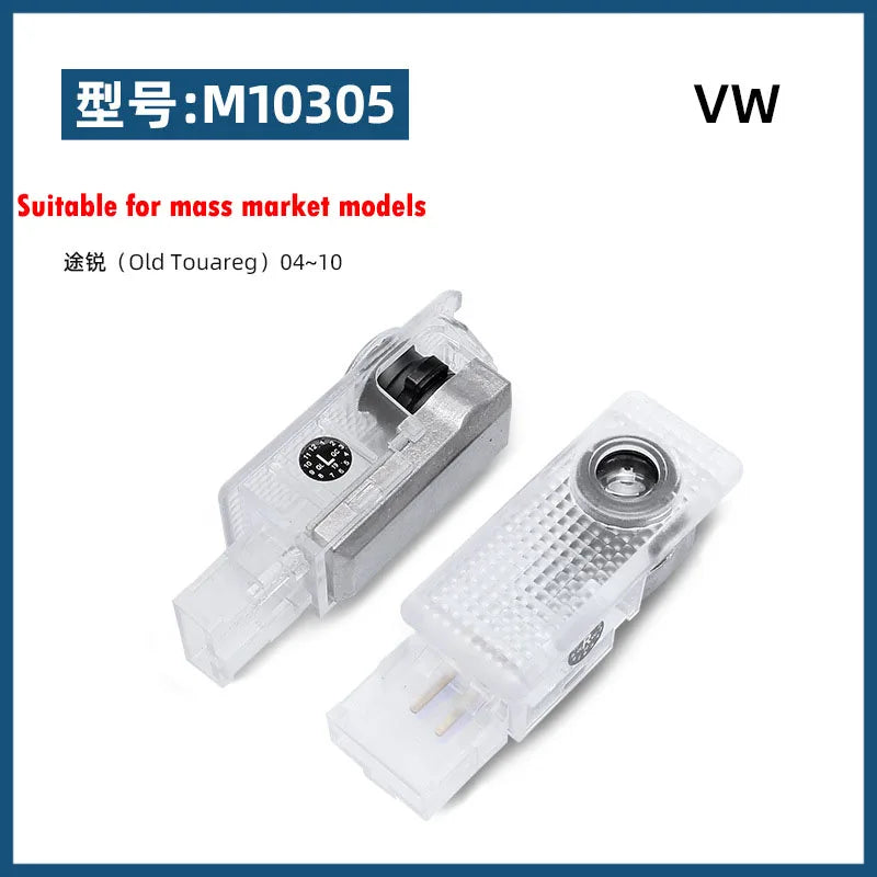 Car door welcome light for Volkswagen door welcome light luci led luces led interior de coches boas-vindas 2x