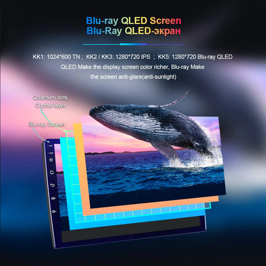 EKIY KK5 2 Din Android 7 9 10 in Car Multimedia Video Player Universal Stereo Radio GPS For Volkswagen Nissan Hyundai Kia Toyota
