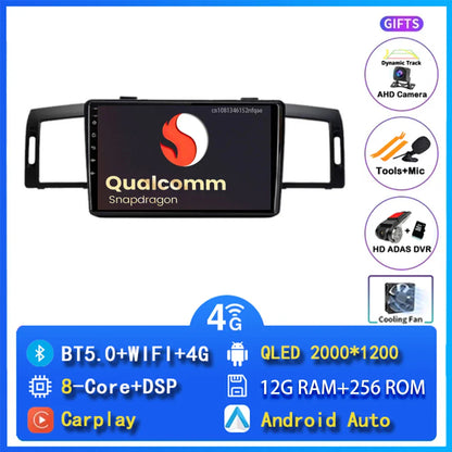 Android 14 Carplay Car Radio For Infiniti M35 2003 - 2010 NISSAN FUGA 2005 - 2010 Navigation Multimedia Player Stereo WiFi+4G BT