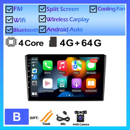 Android 14 WiFi For Mazda CX9 TB 2006 2007- 2010 2016 Car Radio Multimedia Player DSP Stereo GPS 4G Split Screen Bluetooth