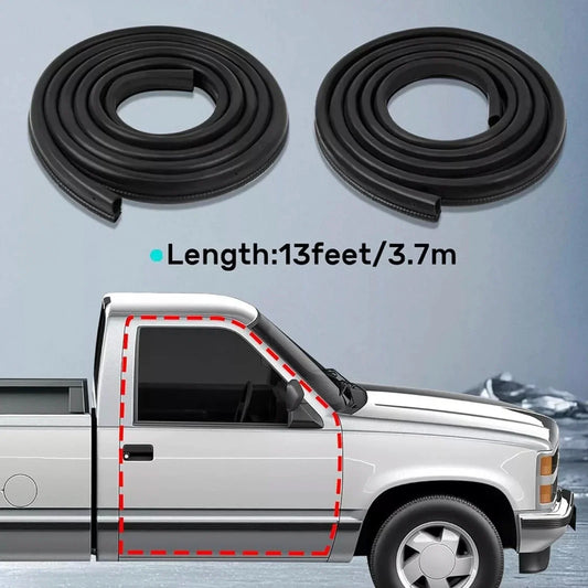 Artudatech Door Window Weatherstrip Seals Set Kit For Chevy GMC C10 K10 1982-1991 Car Accessories