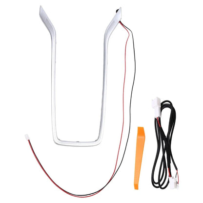 Car LED Central Cup Holder Atmosphere Ambient Light Interior Decorative Lamp For Toyota Corolla CROSS /Altis 2020-2024