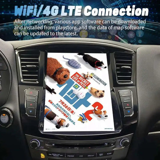 256gb Radio For Infiniti QX60 JX35 2014-2019 Android 14 Touch Screen Car Navi Multimedia Player Wireless Carplay Tape Recorder